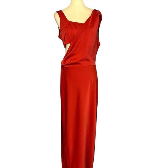 NBD Andrei Gown in Brick Red NWT Size Small - Picture 4 of 4